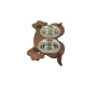 Миски на подставке Lucky Pet Dog 2x200 мл 32x19x8 см коричневые (4820224213583): Тип Миски