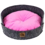 Лежак Lucky Pet РЕЛАКС №2 сіро-рожевий 40х40х17 см (554178)