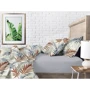Комплект постільної білизни Cosas Foliage Color Milk Grey дитячий на гумці 110x140 см (FoliageColorMilk_Grey_140)