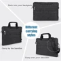 Сумка для ноутбуков WIWU 15.6" Bag Black (6973218931548): Вместимость ноутбук, блок питания, аксессуары