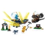 Конструктор LEGO Ninjago Битва дракончиків Нії та Аріна 157 деталей (71798): Кількість деталей, шт. 157