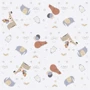 Коврик водонепроницаемый Cebababy 120x120 см Giraffe белый/беж (W-308-000-637)