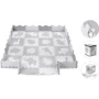 Коврик-пазл MoMi ZAWI grey 150 x 150 cm (MAED00013): Размер, см 150 - 150
