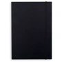 Скетчбук Manuscript Books Black Plus с открытым переплетом: Обложка Твердая