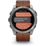 Смарт-часы Garmin Fenix 8 AMOLED 51mm Sapphire Carbon Grey DLC with Chestnut Leather Band (010-02905-40): Материал корпуса титан