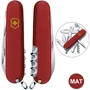 Мультитул Victorinox CLIMBER MAT красный матовый лак с желт. лого (Vx13703_M0008p)