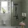 Душевая система Lefton Thermostatic Shower System with 5 Water Modes and Temperature Display Screen-SST2206 Matt Black: Назначение смесителя Для душа