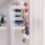 Гирлянда Cotton ball lights на 10 шаров 2,7м, Dirty Rose: Применение Для дома