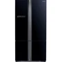 Холодильник Side-by-Side Hitachi R-WB800PUC5GBK: Расположение морозильной камеры Нижнее
