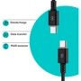Кабель Piko Cable USB-C to USB-C 1.2m Black (CB-TT11): Тип USB-C - USB-C