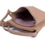 Женская сумка планшет Amelie Galanti бежевая (A99127-beige): Фактура Матовая, Зернистая