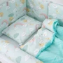Постельный комплект Twins Sky 4060-TS-14 mint 6 эл. мятный