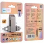 USB-флешка Hoco 128GB UD15 Clever Dual USB 3.2/Type-C Gray: Стандарт USB USB Type-C / USB 3.2