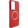 Чехол для телефонов TPU Case Bonbon Metal Style with MagSafe Red for Samsung S928 Galaxy S24 Ultra: Совместимость Samsung S928 Galaxy S24 Ultra