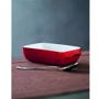 Жароміцне скло Форма Pyrex WAVE Red C318B05 прамоугл. (14x8см) фото 2