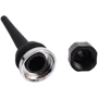 Трубка для анального душу Chisa Black Mont Tapered Silicone Enema Attachment 4.4"