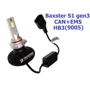 Лампы светодиодные Baxster S1 gen3 HB3 (9005) 6000K CAN+EMS (2 шт) фото 3