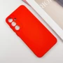 Чехол для телефонов TPU Case Getman Liquid Silk Full Camera Red for Samsung S721 Galaxy S24 FE: Совместимость Samsung S721 Galaxy S24 FE