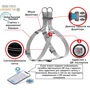 Шлея из восстановленного хлопка WAUDOG Re-cotton с QR паспортом светоотражающая пластиковый фастекс S 15 мм 40-55 см фиолетовая (03249) фото 4