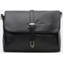 Жіноча сумка через плече Borsa Leather чорна (K10306-black)