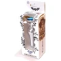 Анальная пробка BOSS of TOYS Boss Series - Jewellery Silver BUTT PLUG Light Blue (BS6400076)