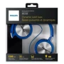 Навушники Philips SHL3160BL/00 Blue: Тип конструкції повнорозмірні