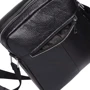 Мужская сумка через плечо Keizer черная (K15206-black): Фактура Матовая, Зернистая