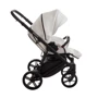 Универсальная коляска 2 в 1 Broco Miracle Black 9023-BMB-05, white, белый фото 11