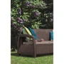 Софа Allibert Corfu love seat max коричневая (3253929120770): Высота, см 79
