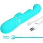 Вибратор 3в1 LYBAILE Pretty Love Shonia Turquoise (BW-500041-1)