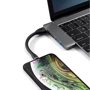Кабель Satechi USB Cable to Lightning Flexible Charging 15cm Black (ST-FCL6B) фото 3