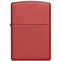 Зажигалка Zippo Regular Red Matte 233 фото 4