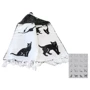 Плед LightHouse Cats 140x200 см чорний (52105): Розмір, см 140x200