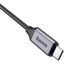 Кабель Baseus Cable USB-C to USB-C C-Video 4.3A 1.2m Black (CATCY-C0G) фото 4