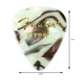Медиатор Набор медиаторов Fender 351 Premium Celluloid Abalone Medium: Форма медиатора Standard
