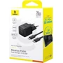 Зарядное устройство Baseus Wall Charger Palm USB-C+USB 20W with USB-C Cable Black (P10111608113-01) фото 12