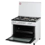 Газова плита Fresh N90 G5 / 01 (60x90) (білий / нержавіюча сталь): Управління механічне
