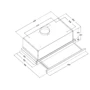Витяжка Borgio TLF (TR) 60 black glass фото 5