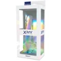 Прозрачный фаллоимитатор с мошонкой XRAY, 18.5 см
