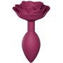 Силиконовая анальная пробка Love To Love OPEN ROSES M SIZE - PLUM STAR