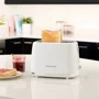 Тостер Russell Hobbs 27370-56 Eden 2S White: Матеріал корпусу пластик / металл