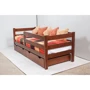 Кровать подростковая MONTANA с ящиками (800x1900) (бук)