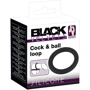 Эрекционное кольцо Black Velvets Cock and Ball Loop