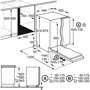 Встраиваемая посудомоечная машина Zanussi ZDV91506FA: Размеры 81.8 x 44.6 x 55 см