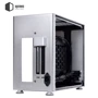 Корпус QUBE A4 Silver 600W (QBA4I_WS6U3): Материал передней панели алюминий