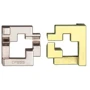 Головоломка из металла Huzzle Cross 3* Крест (515044)
