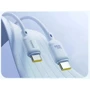 Кабель Baseus Cable USB-C to USB-C Silky Series 100W 1m Blue (P10377704313-00) фото 5