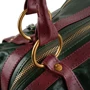 Женская сумка бочонок Laskara зеленая (LK-10251-green): Материал Искусственная кожа