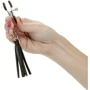 CalExotics Playful Tassels Nipple Clamps зажимы для сосков с кисточками, черный