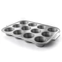 Форма для выпечки мафинов KitchenAid, 41х28х4 см, на 12 шт. (CC003296-001)